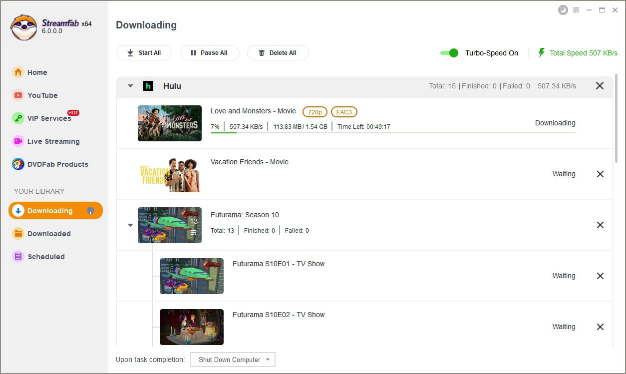 bypass hulu download limit