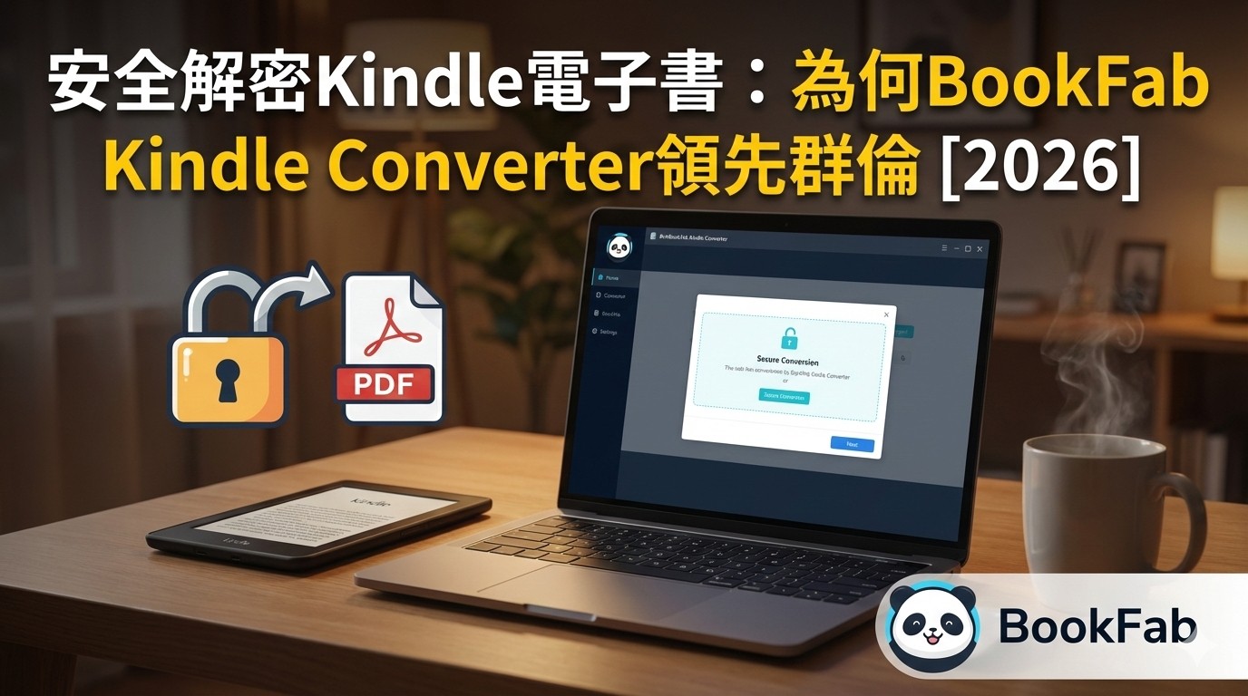安全解密Kindle電子書：為何BookFab Kindle Converter領先群倫 [2026]