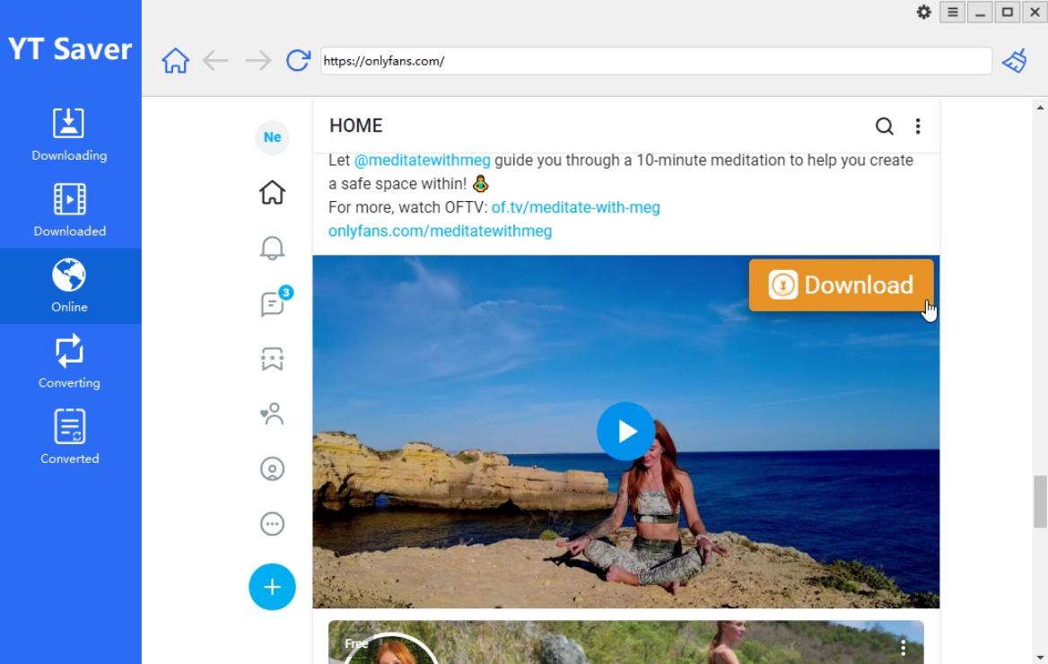 OnlyFans Videos Speichern mit YTSaver OnlyFans Downloader
