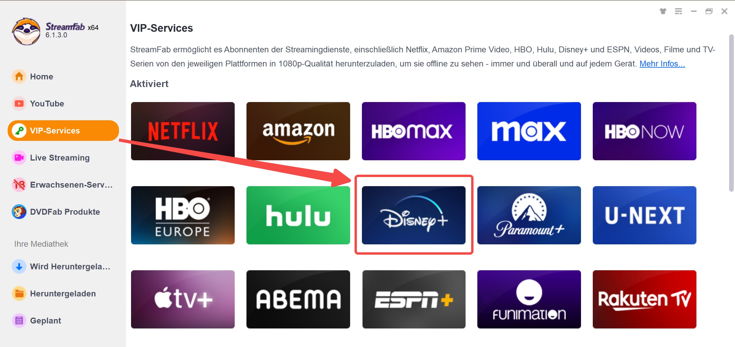 StreamFab Disney+ Downloader – Disney+ lädt nicht lösen