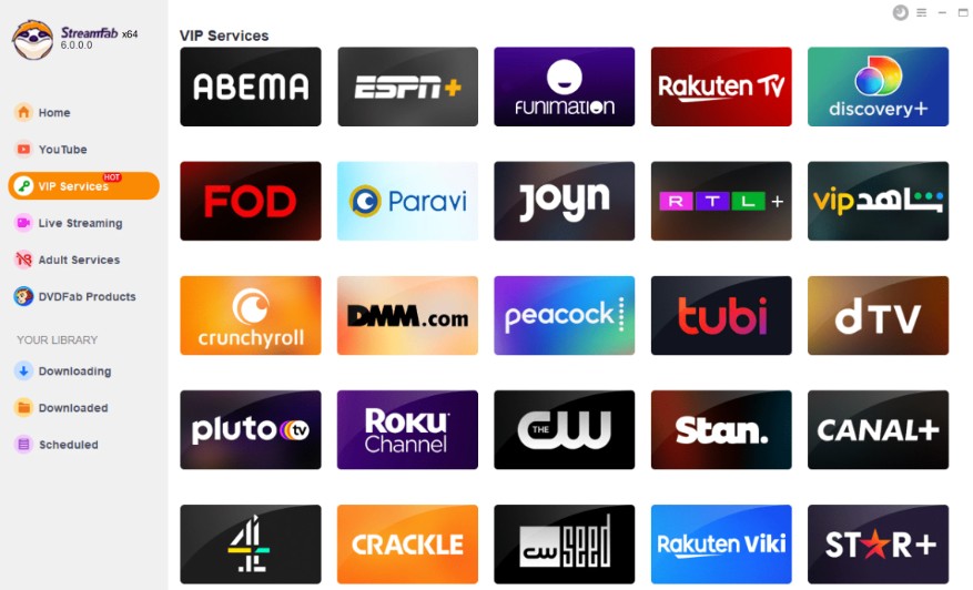 how to download channel 4 videos: streamfab step 1