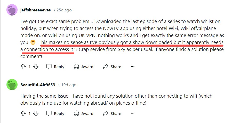 Télécharger des vidéos Now TV