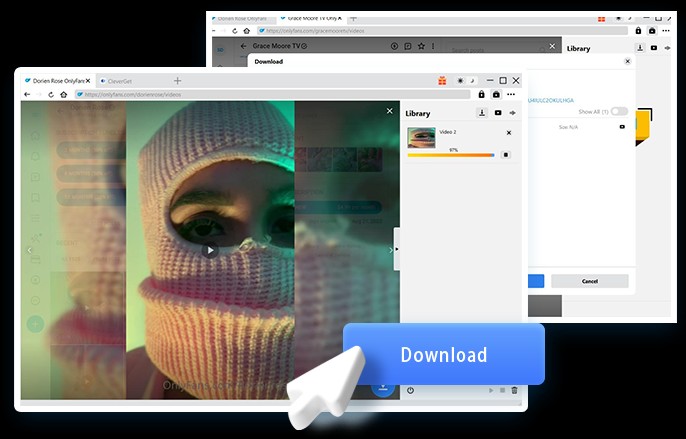 best bulk onlyfans downloader: cleverget step 3