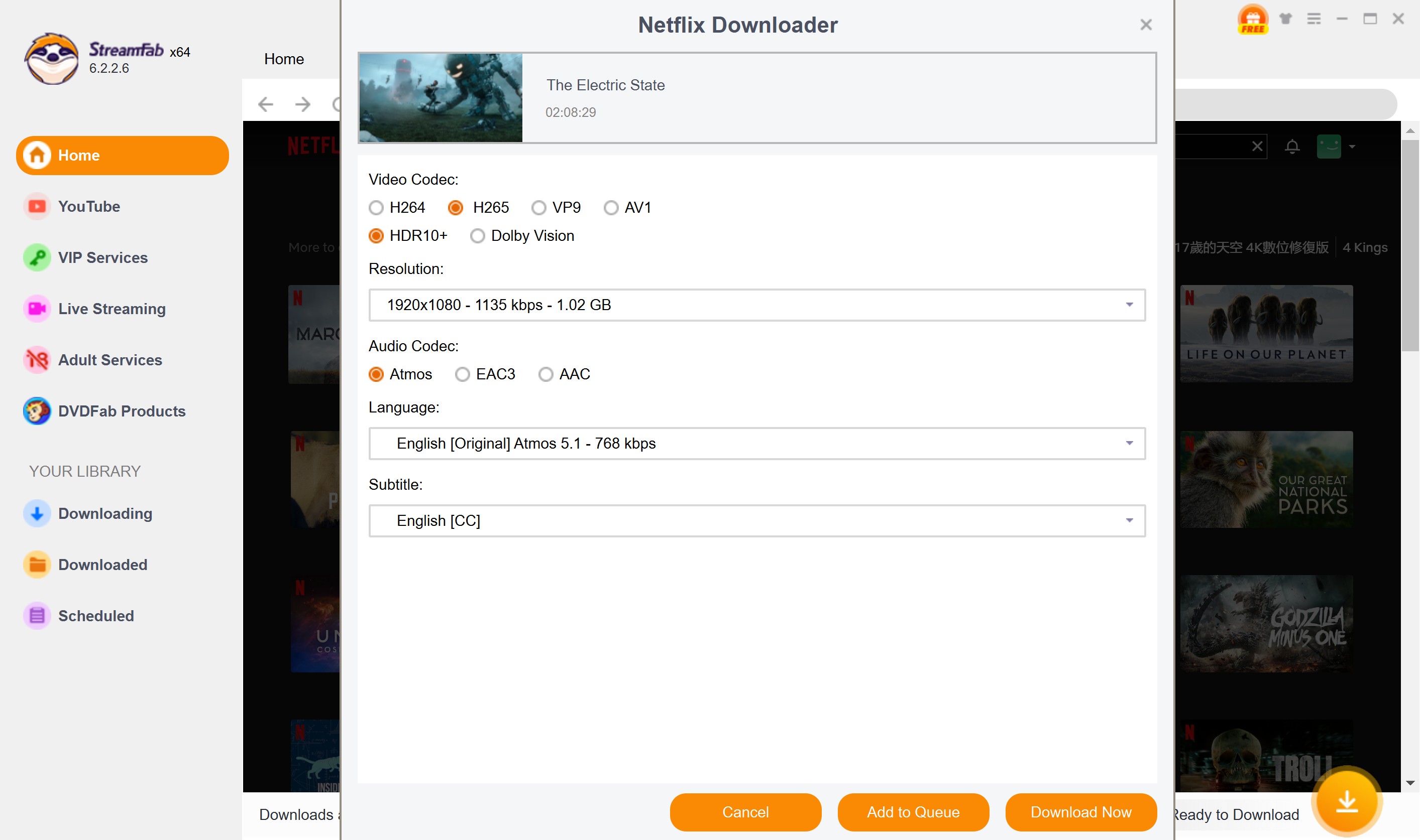 how to watch Netflix movies offline in best quality with StreamFab