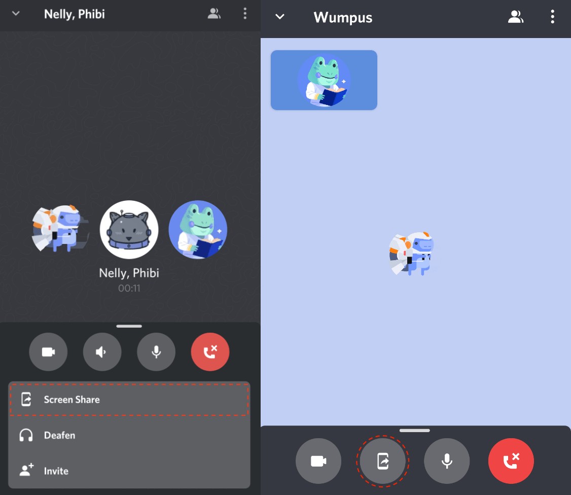 discord netflix 画面共有 スマホ