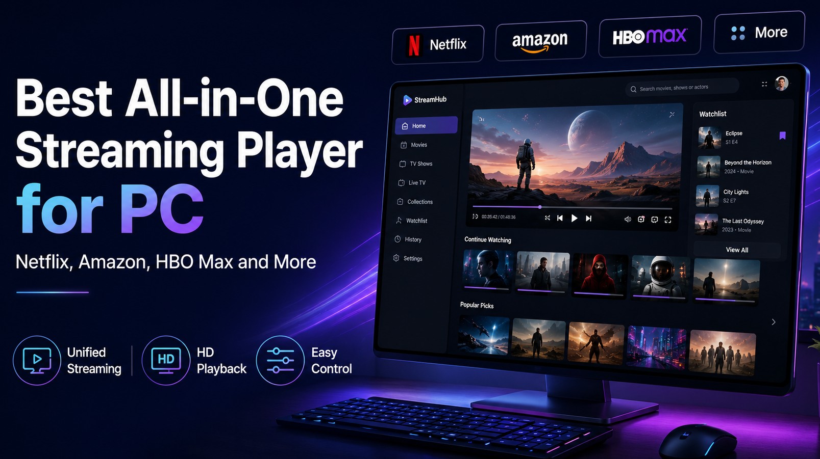 Best All-In-One Streaming Player for PC: Netflix, Disney and More