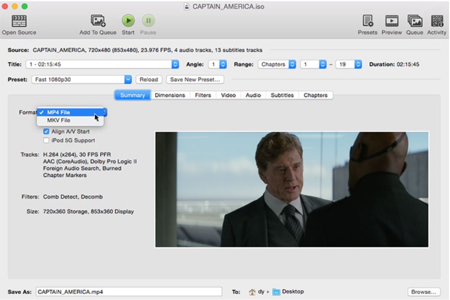 Comment convertir un DVD en MP4 sur Mac avec Handbrake