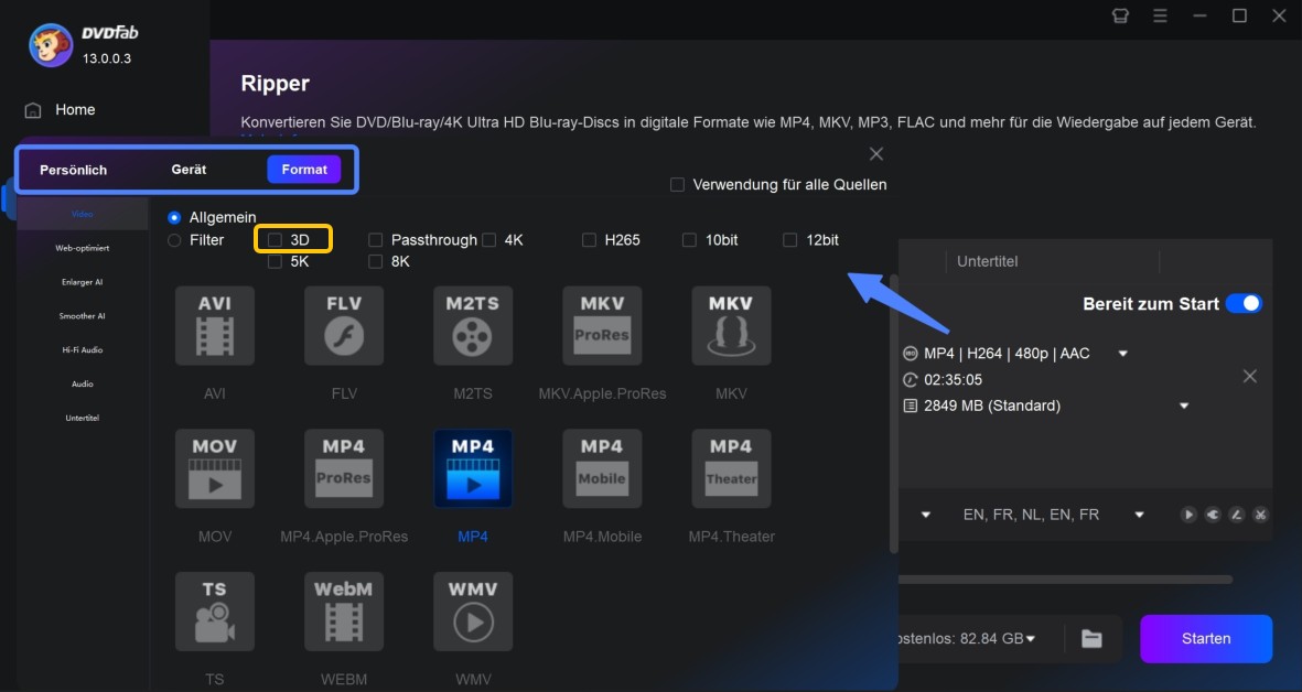 Wie Sie Ihre 4K-Filme sichern mit DVDFab UHD Ripper