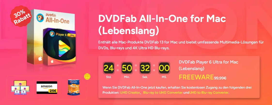 Mac Blu ray brenner software: dvdfab all in one for mac