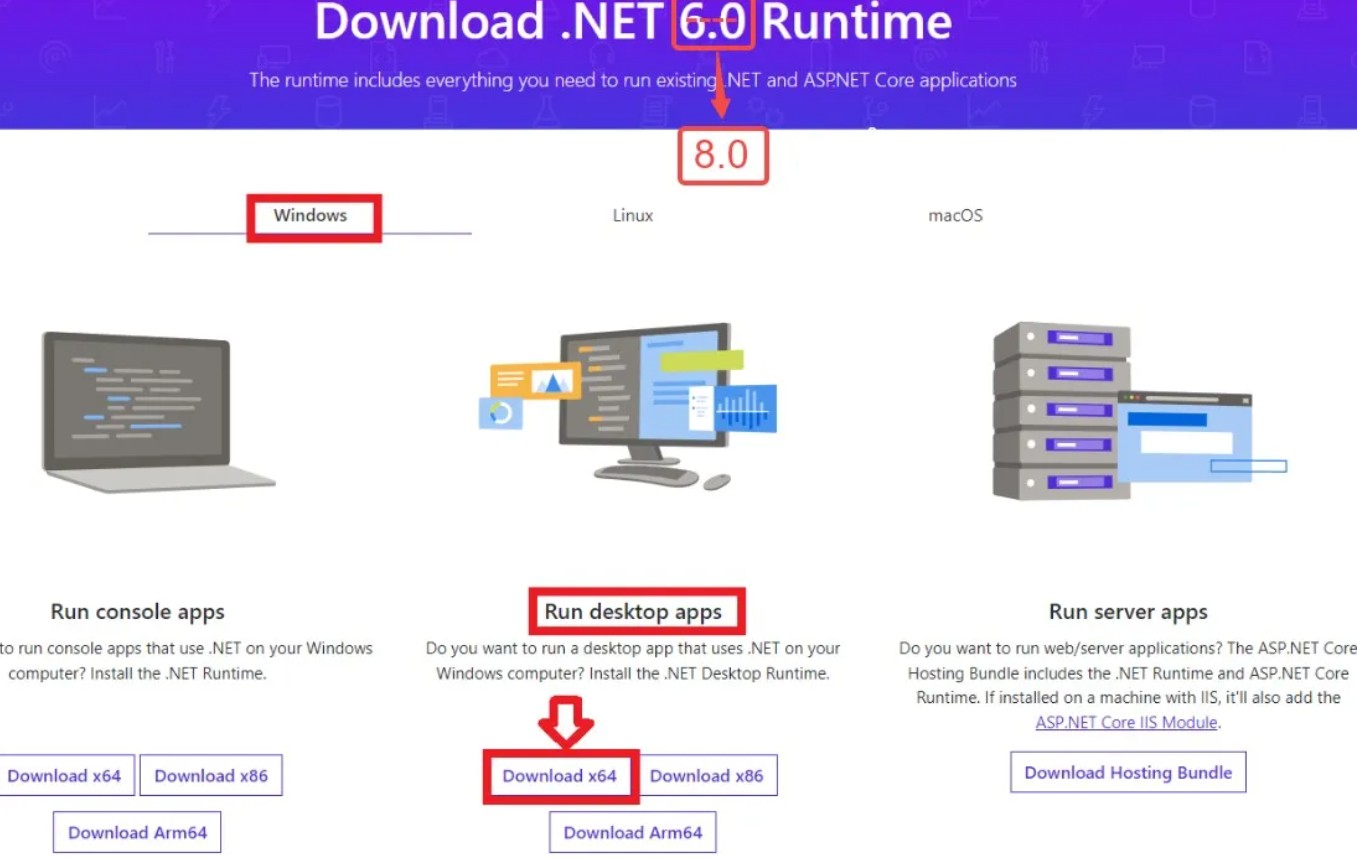  Tipps für die Nutzung von HandBrakezum DVD-Rippen: Download .Net 8.0 Runtime
