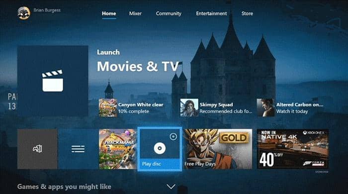 xbox one dvd abspielen