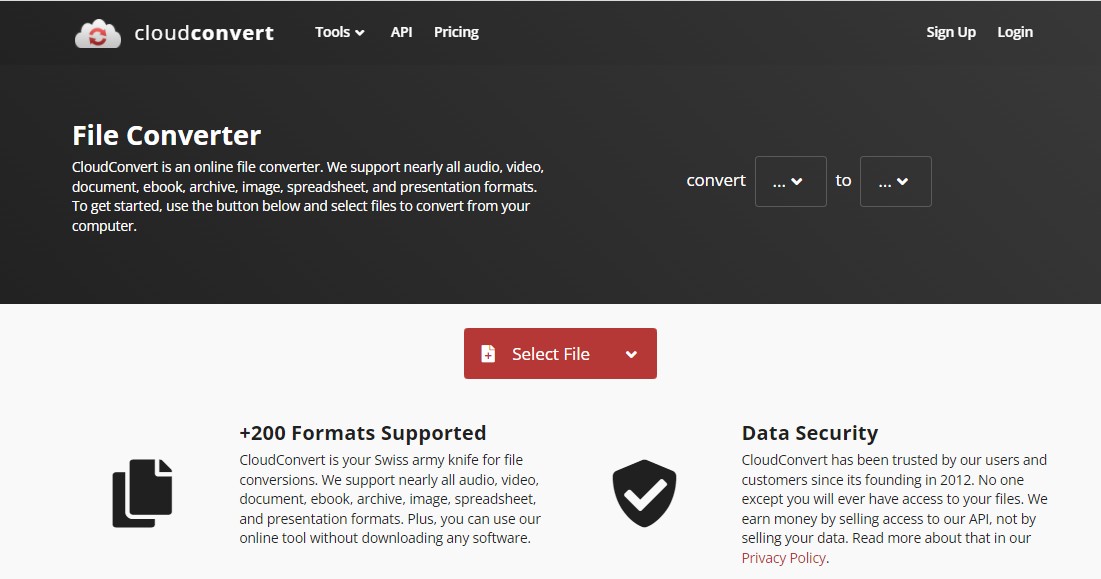 mp4 to mp3 converter online:2) CloudConvert