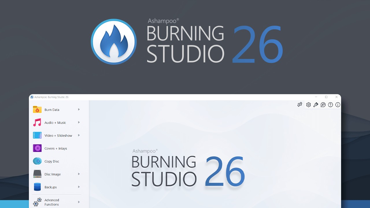 DVD burning software: Ashampoo Burning Studio