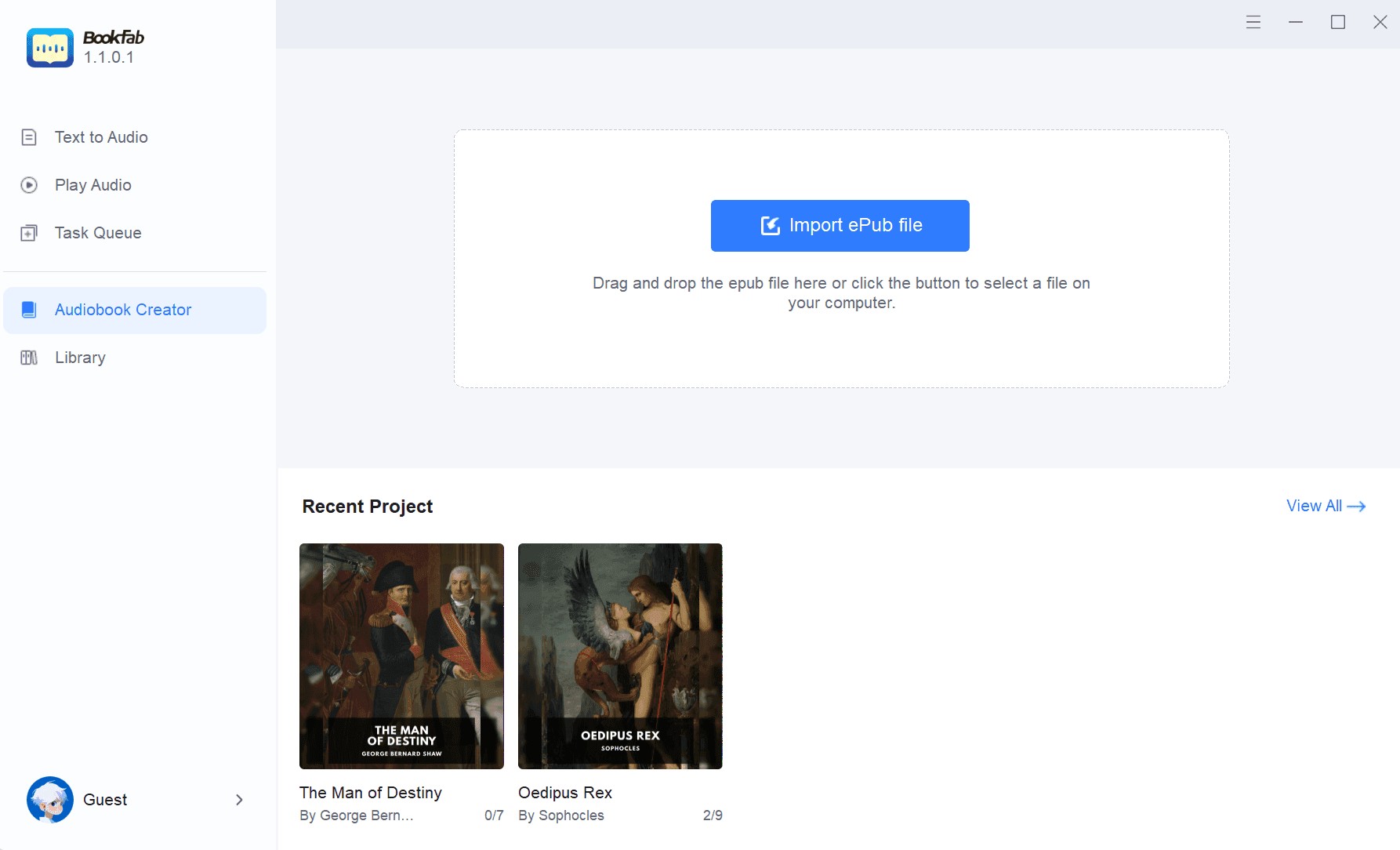 Comment convertir le texte en discours avec le créateur de livres audio de bookfab