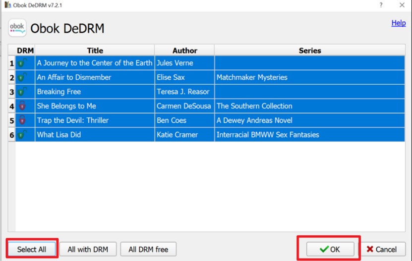 Utilisez le plugin Calibre DeDRM pour éliminer les DRM.