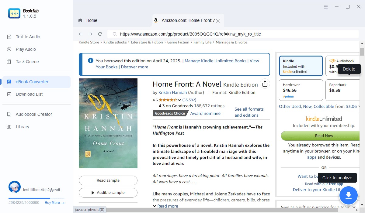 Comment utiliser BookFab Kindle Converter pour supprimer le DRM des livres Kindle