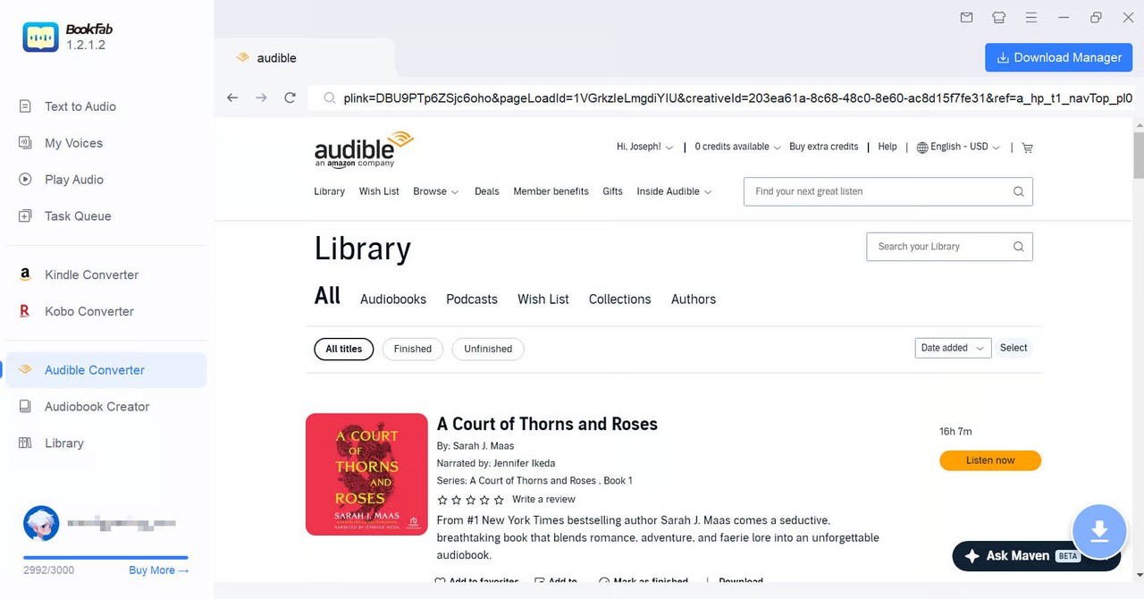 best audible converter and audible downloader: bookfab audible converter