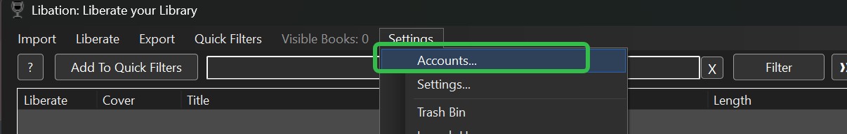 free Audible converter: Libation