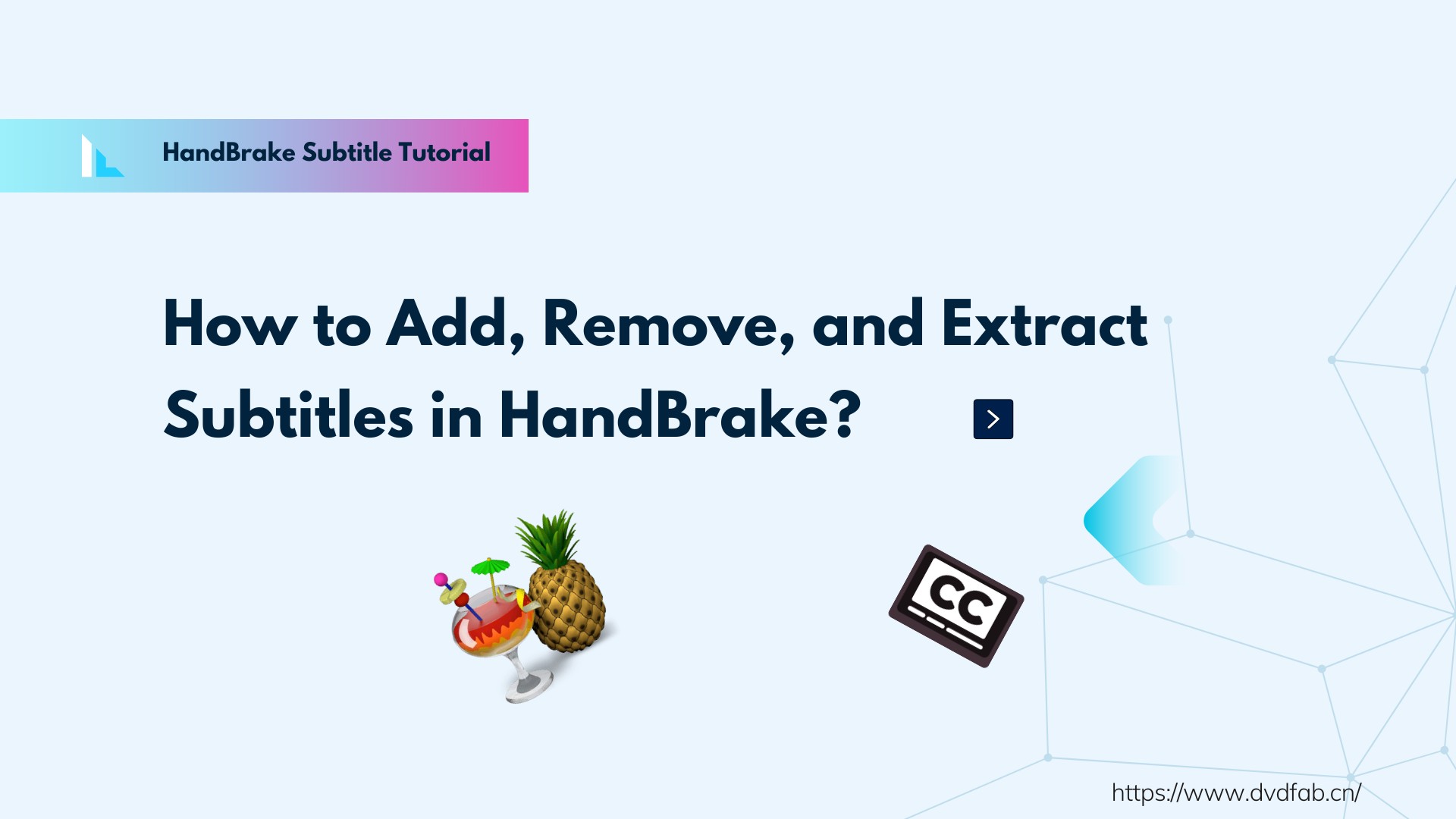 handbrake subtitle tutorial