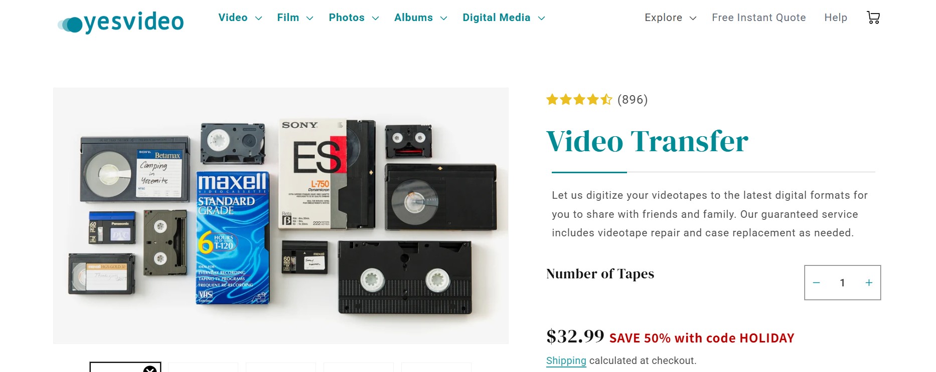 VHS to Digital Converter Service: Yesvideo