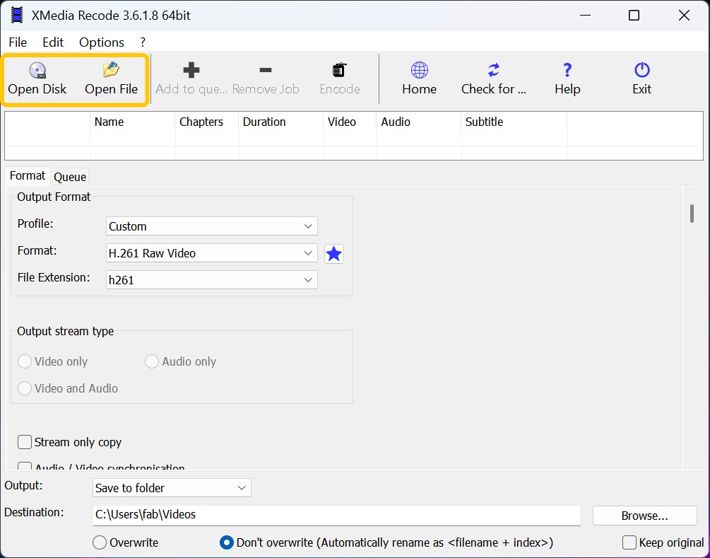 How to convert ISO to AVI using XMedia Recode?