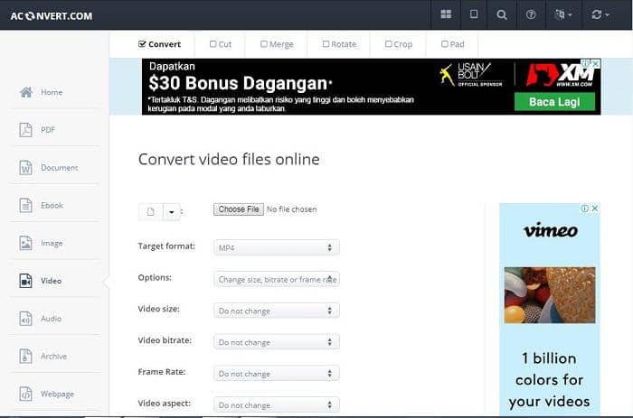Convertir MKV en MP4 en ligne gratuitement:
