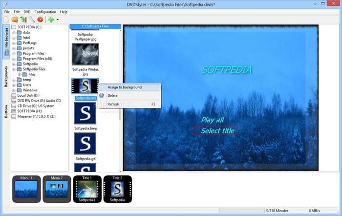 Top 7 des meilleurs logiciels de gravure et création de DVD gratuits:DVD Styler
