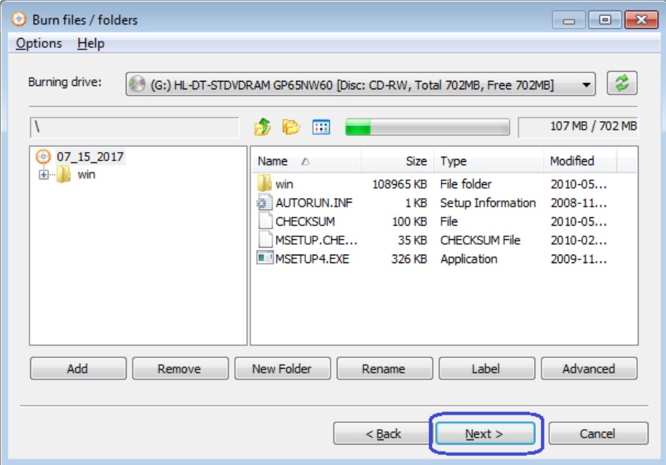graveur DVD