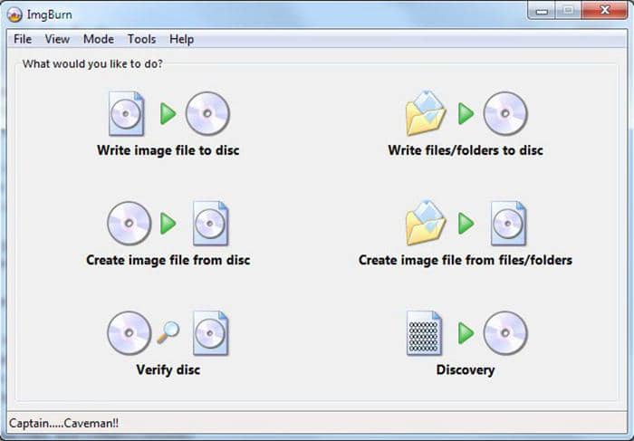 Top 11 des meilleurs logiciels gravure DVD gratuits pour Windows 10:2. Logiciel gravure DVD ImgBurn
