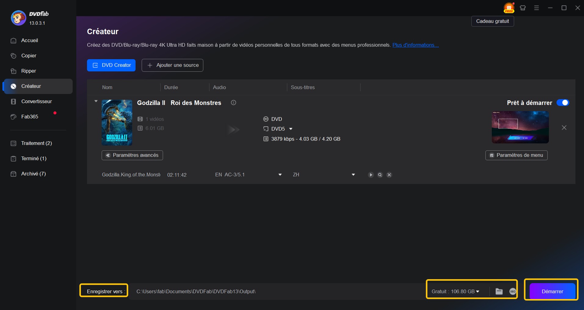 Graver des vidéos iPhone sur DVD
