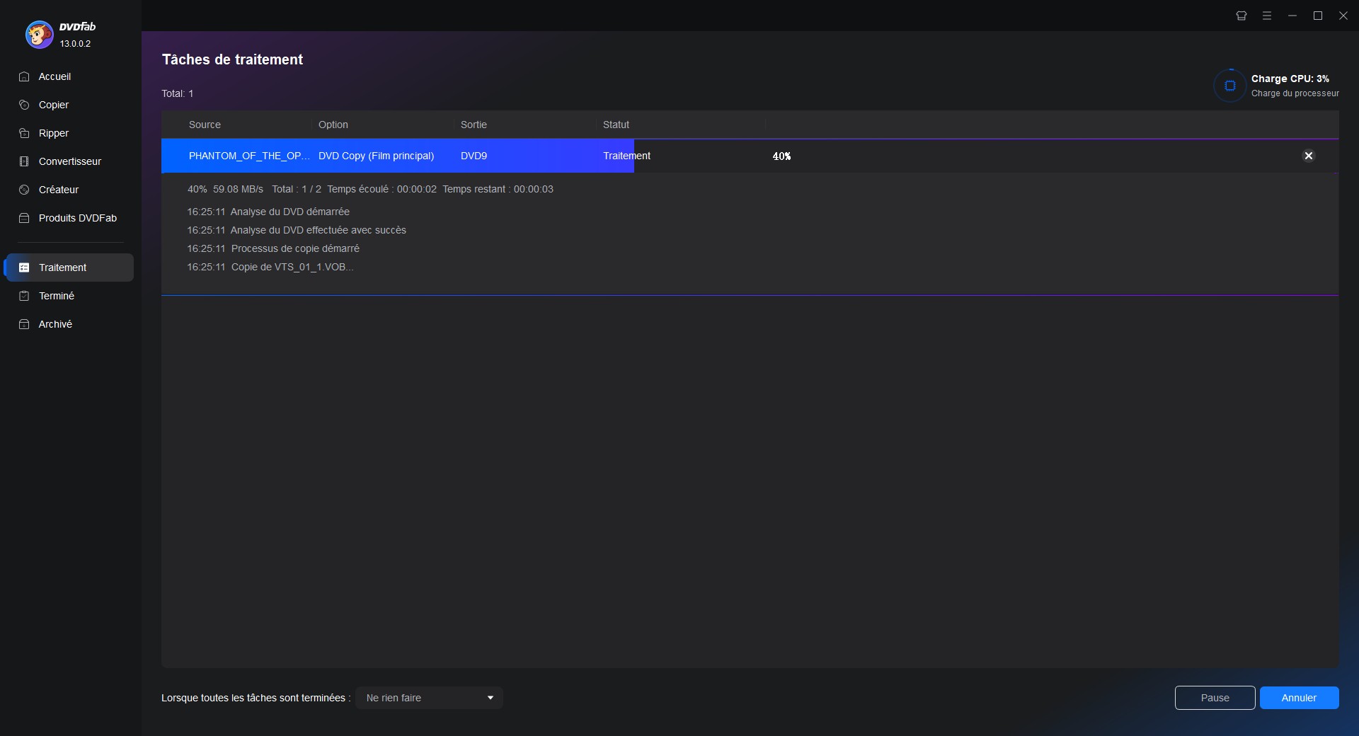 Comment créer un ISO avec DVDFab DVD Copy