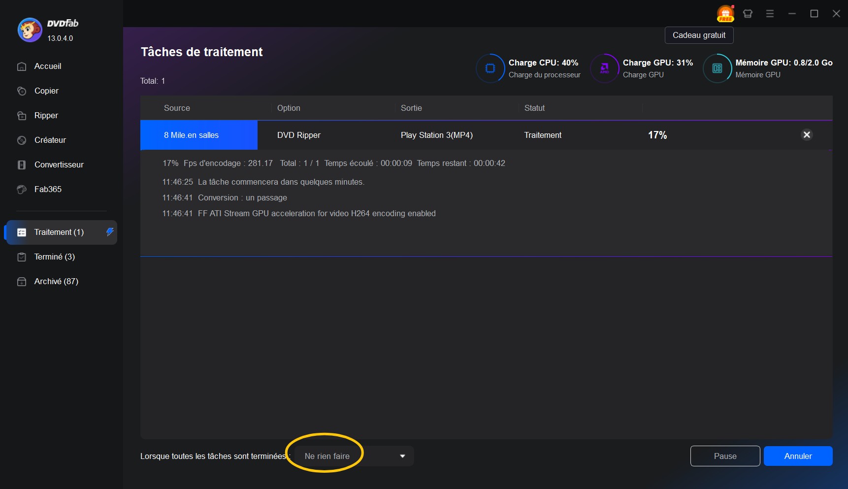 ripper un DVD avec DVDFab DVD Ripper