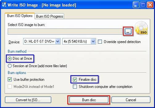 Le meilleur graveur ISO gratuit : 2.7 CDBurnerXP