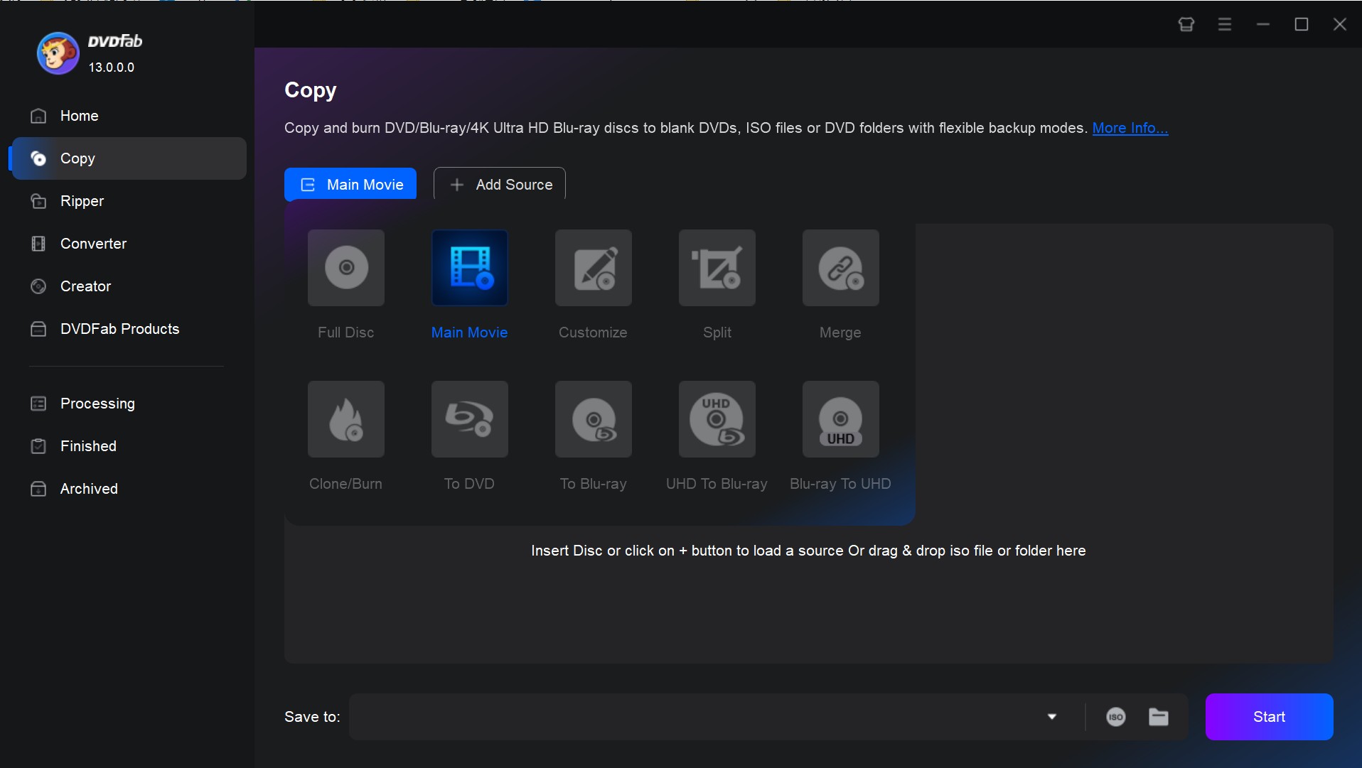 Comment graver un Blu-ray avec DVDFab Blu-ray Copy