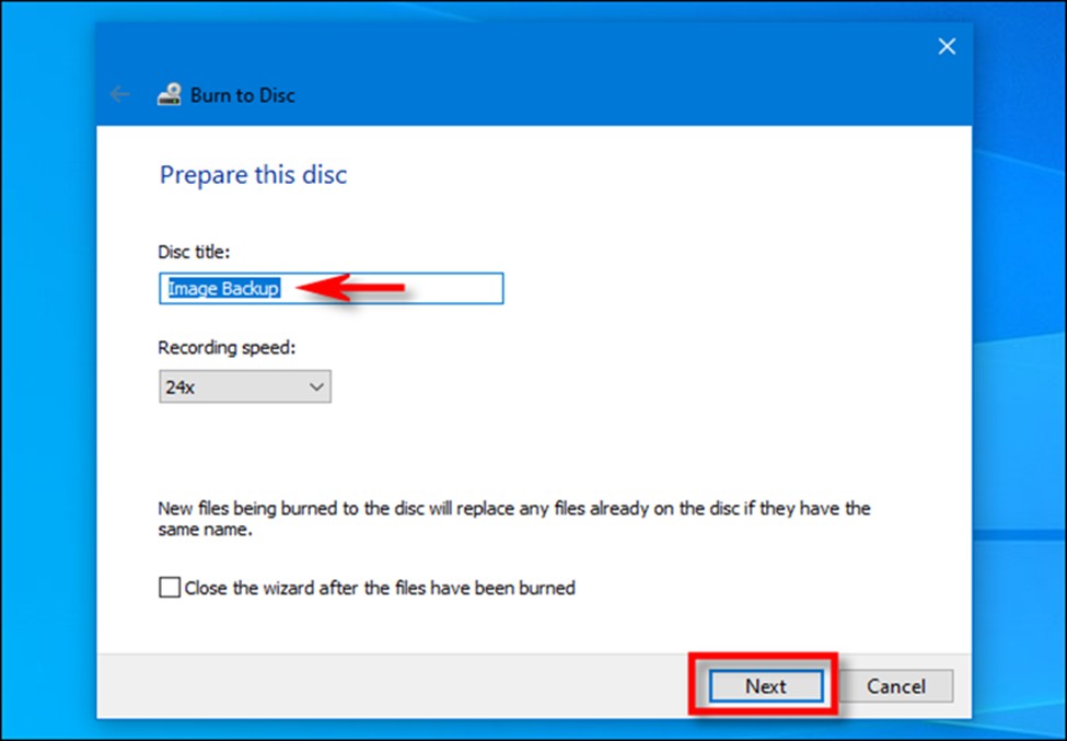 Comment graver un CD sous Windows 10 : b. Gravure avec un lecteur CD