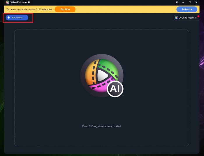 comment mettre une vidéo à l'échelle:Utiliser DVDFab Video Enhancer AI pour mettre une vidéo à l'échelle