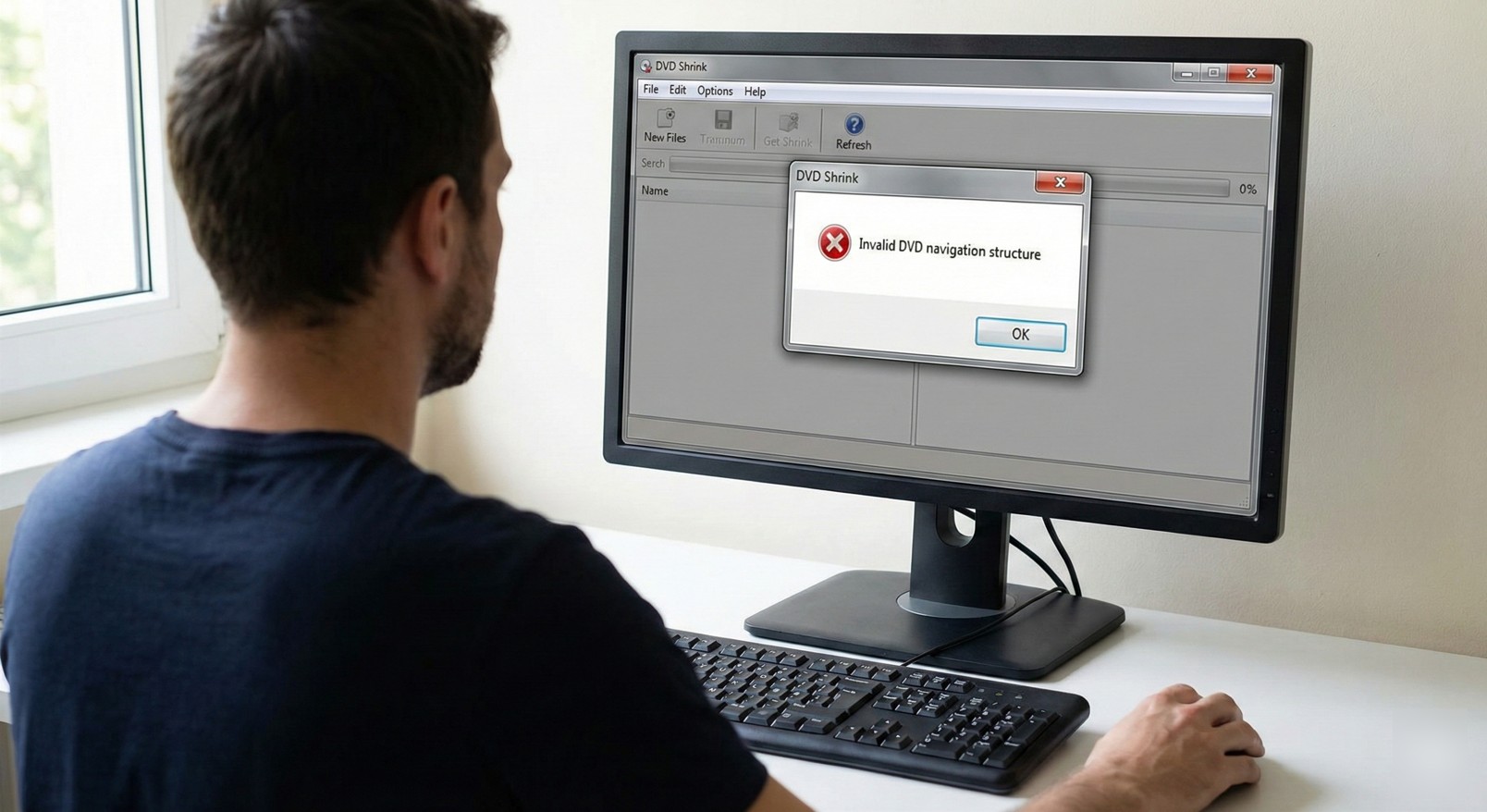 Invalid DVD navigation structure
