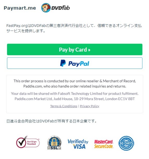 dvdfab購入