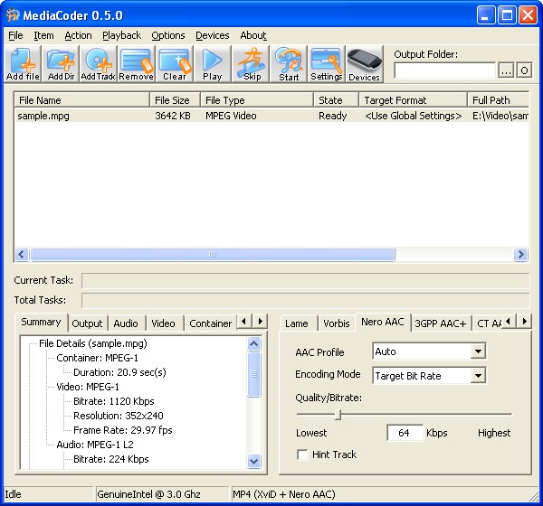 mp4 wav 変換