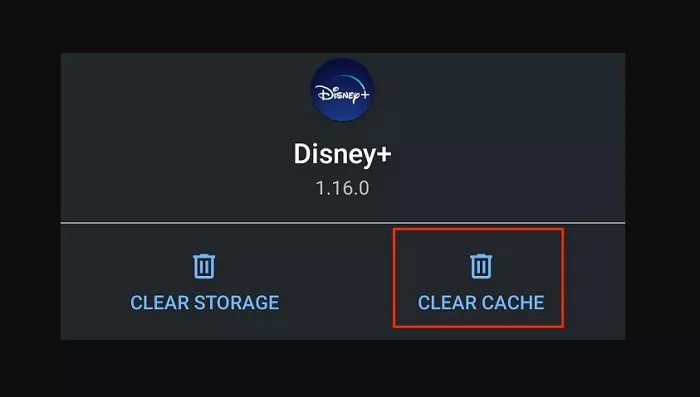 Cache leeren zu lösen Disney+ funktioniert nicht