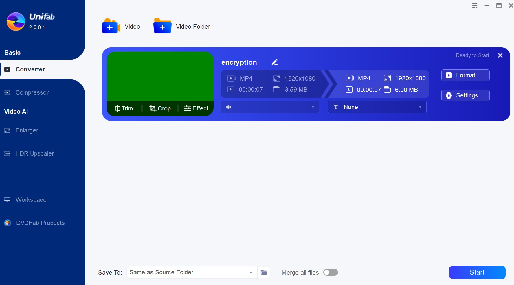 best video converter online: unifab