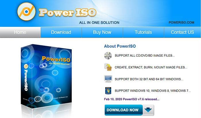 10 meilleures alternatives à Virtual CloneDrive 2022:2. PowerISO