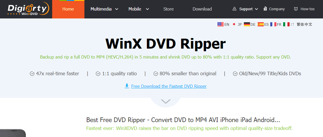 什麼是WinX DVD Ripper