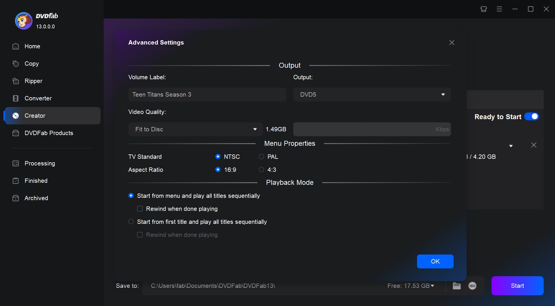 Step 3: Customize your DVD with DVD Creator bulit-in templates
