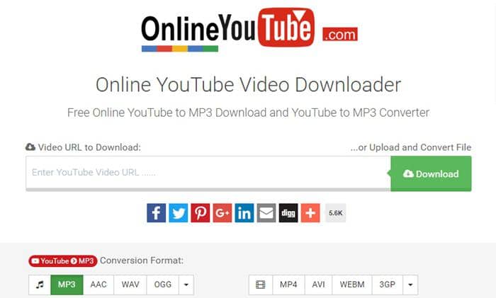 多功能的YouTube轉MP4轉換器和下載器