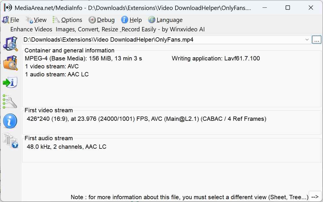 Die Ausgabequalität von video downloadhelper, einem der besten OnlyFans-Video-Downloader