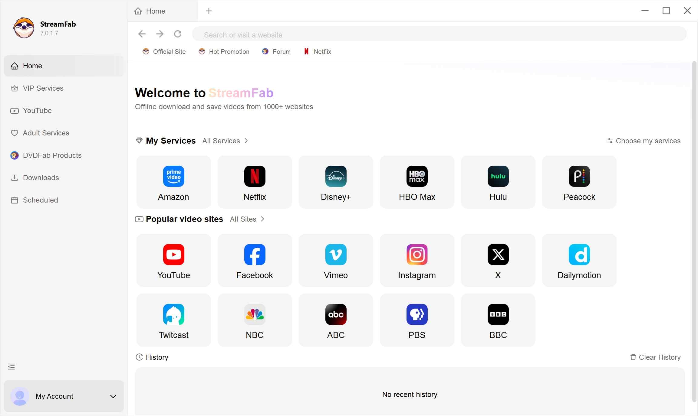 Alternative zu MovPilot: StreamFab Video Downloader