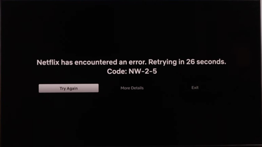 error netflix nw-2-5 samsung