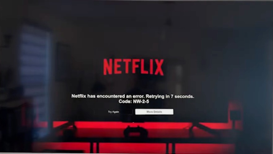 Was bedeutet Netflix Fehler NW-2-5