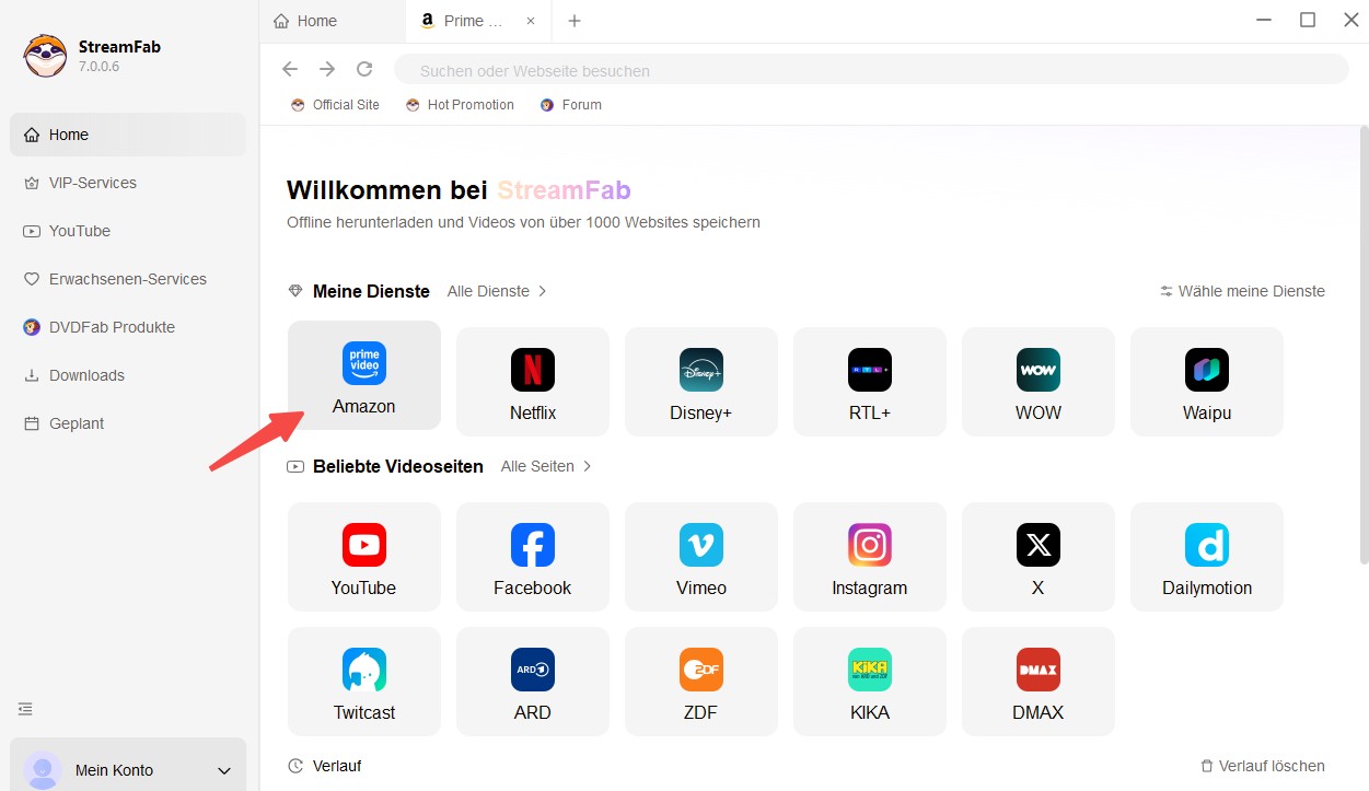 WOW mit dem StreamFab Amazon Downloader herunterladen
